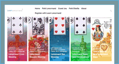 Desktop Screenshot of learnlenormand.com